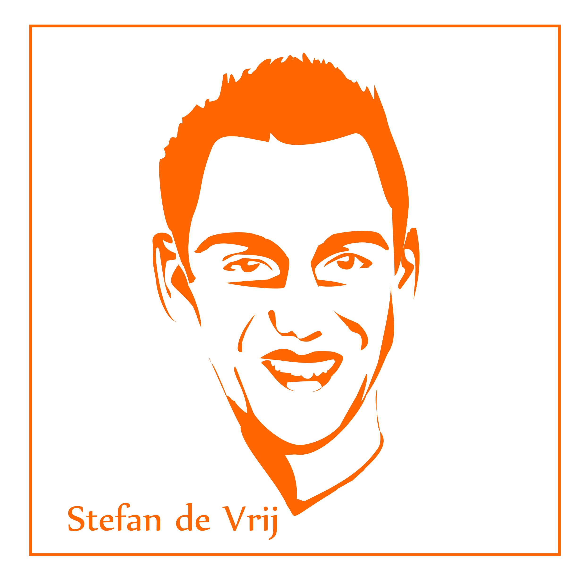 de vrij